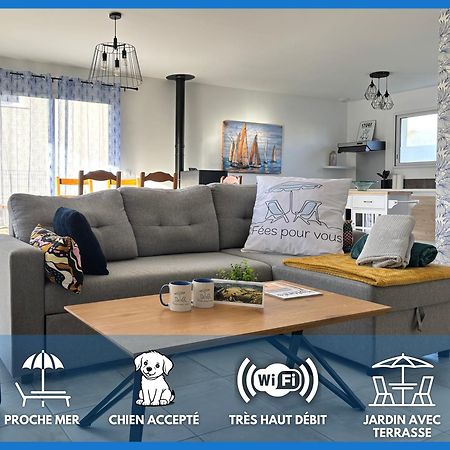 Les Dunes, Maison Neuve 8 P Bien Equipee Jardin Clos, Parking, Garage A 850 M De La Plage Et Centre Bourg, Sur Plages Du Debarquement Pres Arromanches Et Bayeux Asnelles Ngoại thất bức ảnh
